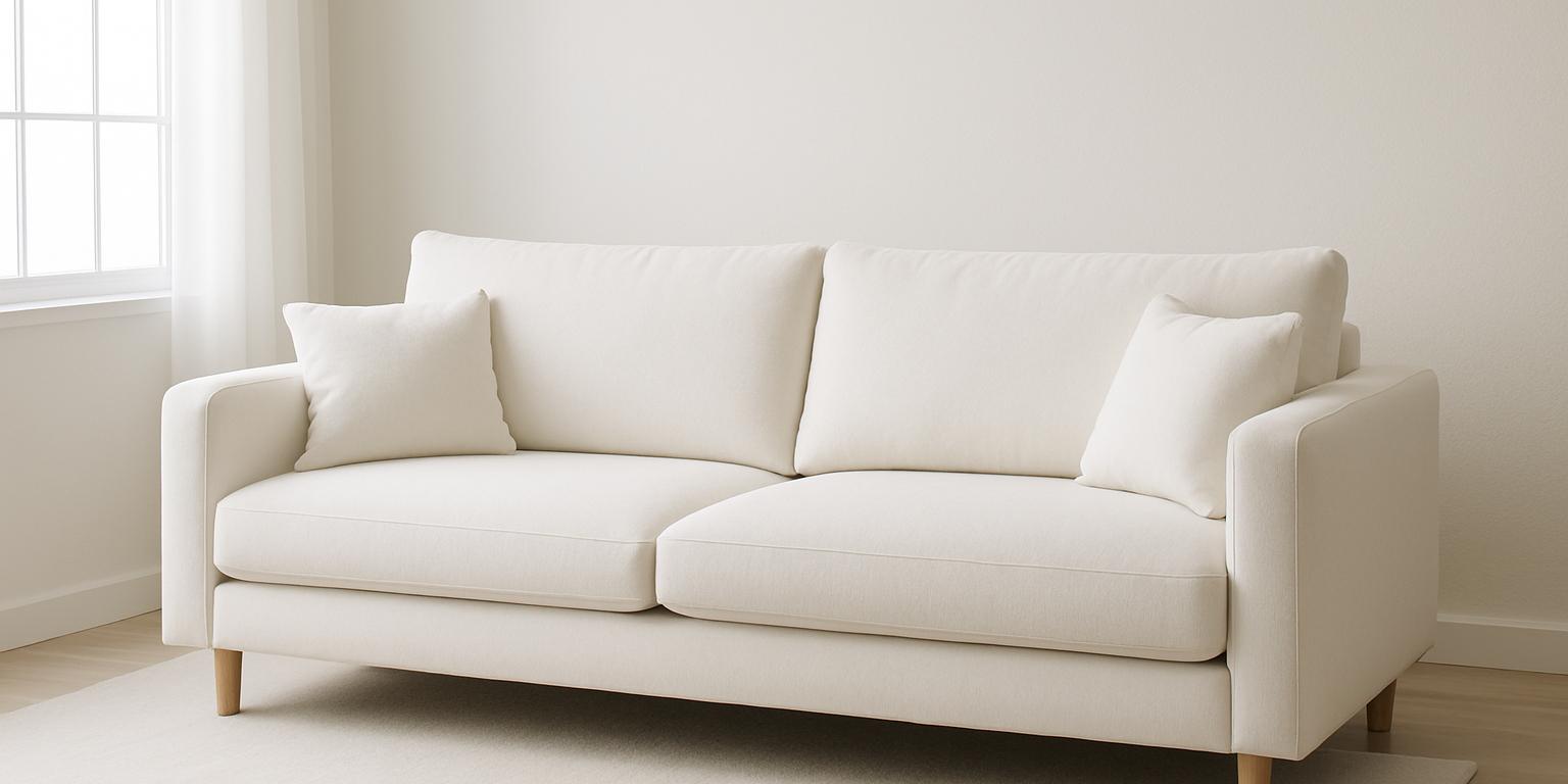 white sofa